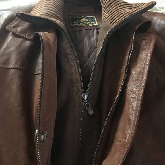 Men’s leather suede Italian made jacket - Picture 4 of 7